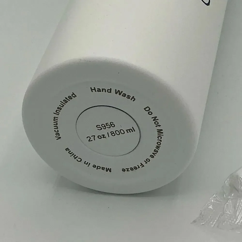 White Tumbler with Stethoscope Design New
